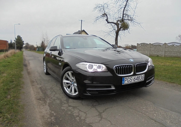 BMW Seria 5 cena 72999 przebieg: 186052, rok produkcji 2016 z Gostyń małe 781